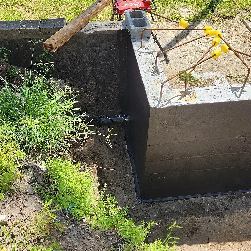 Retaining Wall Drainage System Waterproofing In Cairns